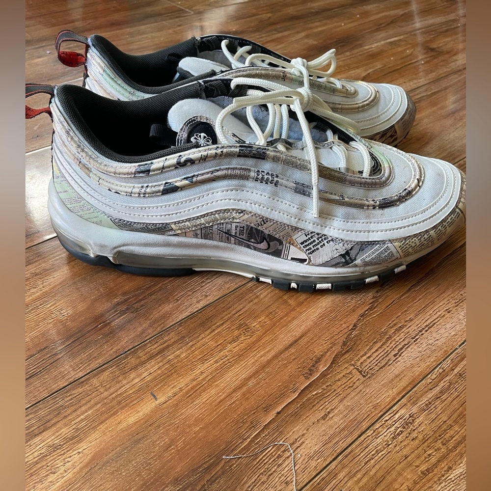 Air Max 97 Newspaper size 13. In great condition. Needs a little cleaning.